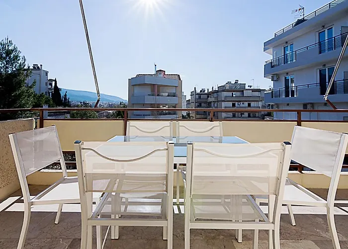Two Bedroom Apartment In Chalandri With Balcony